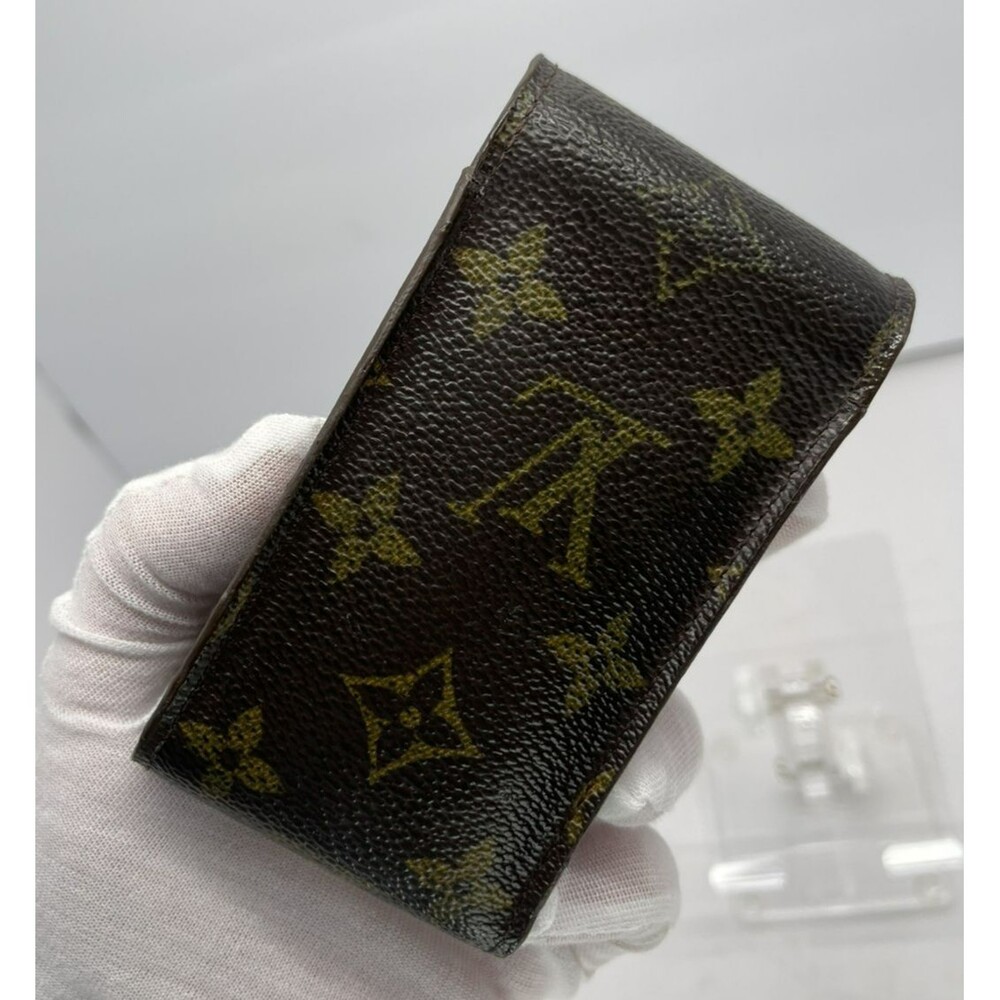 Authentic Louis Vuitton Brown Monogram Cigarette Tobacco Case Versatile case - Picture 4 of 15